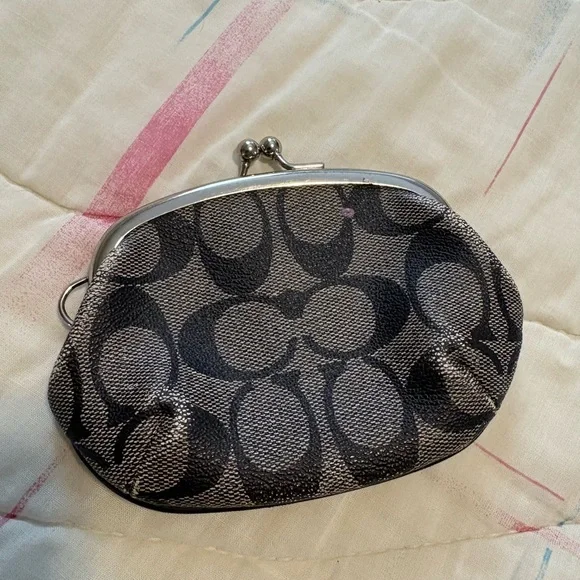 COACH Monogram Coin Pouch - Picture 2 of 3